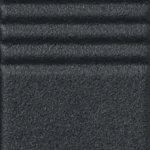 Tubadzin Groove Graphite Sugar 2 2 fényes strukturált csempe 7,8x29,8 cm
