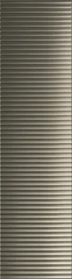 Tubadzin Groove Metallic 1 fényes strukturált csempe 7,8x29,8 cm