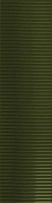 Tubadzin Groove Olive 1 fényes strukturált csempe 7,8x29,8 cm