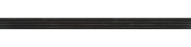 Tubadzin Horizon Black matt-fényes díszcsík 5,5x89,8 cm