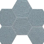 Tubadzin Lace Graphite matt mozaik 22,1x28,9 cm