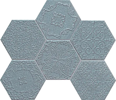 Tubadzin Lace Graphite matt mozaik 22,1x28,9 cm