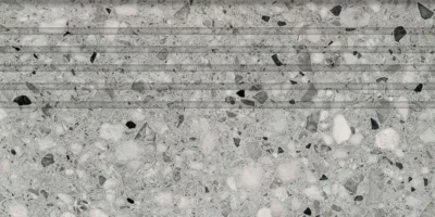 Tubadzin Macchia Graphite matt lépcsőlap 29,8x59,8 cm