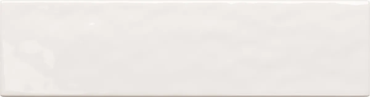 Tubadzin Masovia Bianco fényes strukturált csempe 7,8x29,8 cm