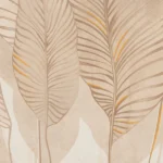 Tubadzin Mild Clay Leaves B matt dekor járólap 59,8x119,8 cm