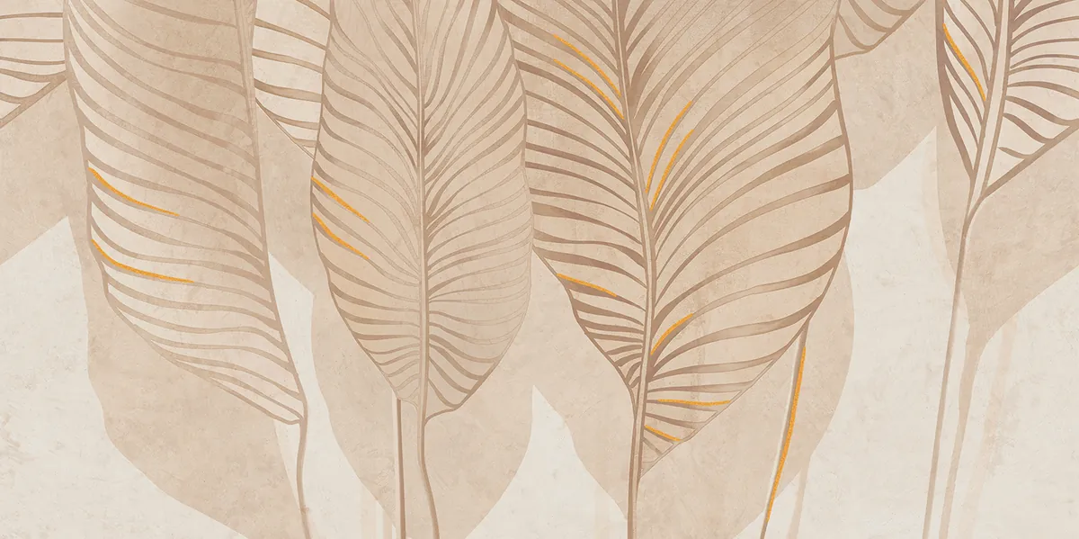 Tubadzin Mild Clay Leaves B matt dekor járólap 59,8x119,8 cm
