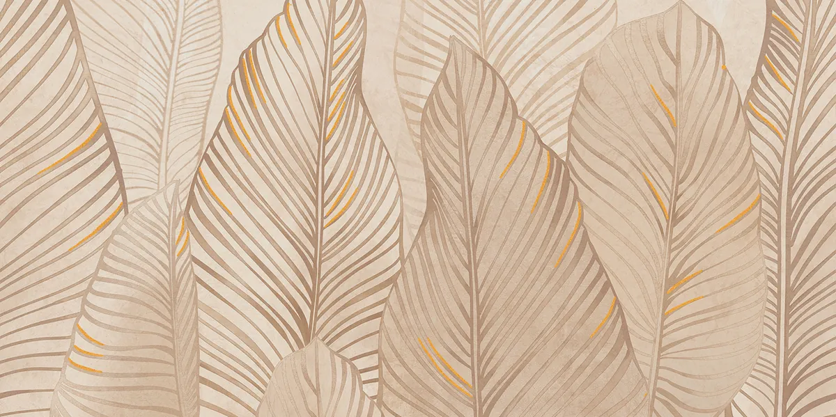 Tubadzin Mild Clay Leaves C matt dekor járólap 59,8x119,8 cm