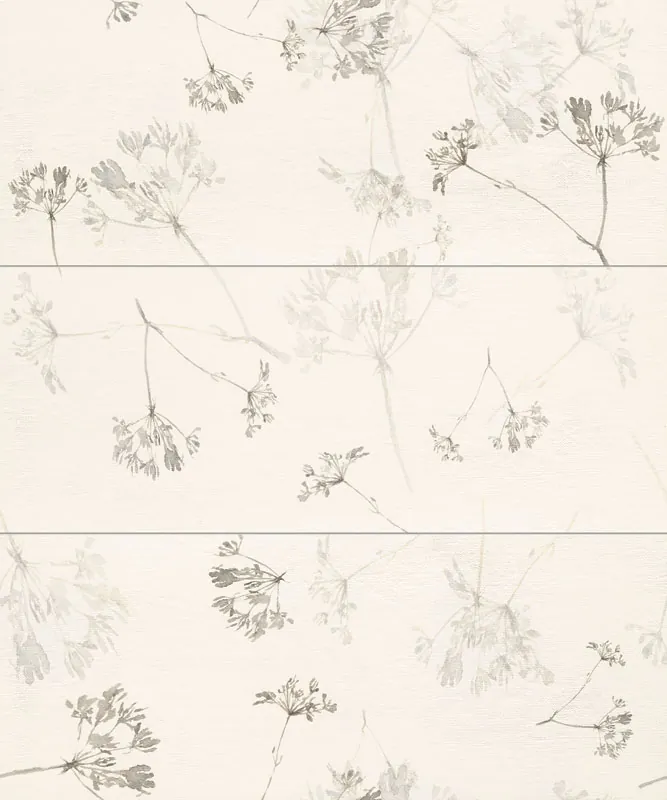Tubadzin Mild Garden 2 matt dekorcsempe (3 elemes) 74,8x89,8 cm