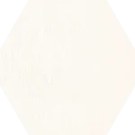 Tubadzin Mild Garden White Hex matt dekorcsempe 19,2x22,1 cm