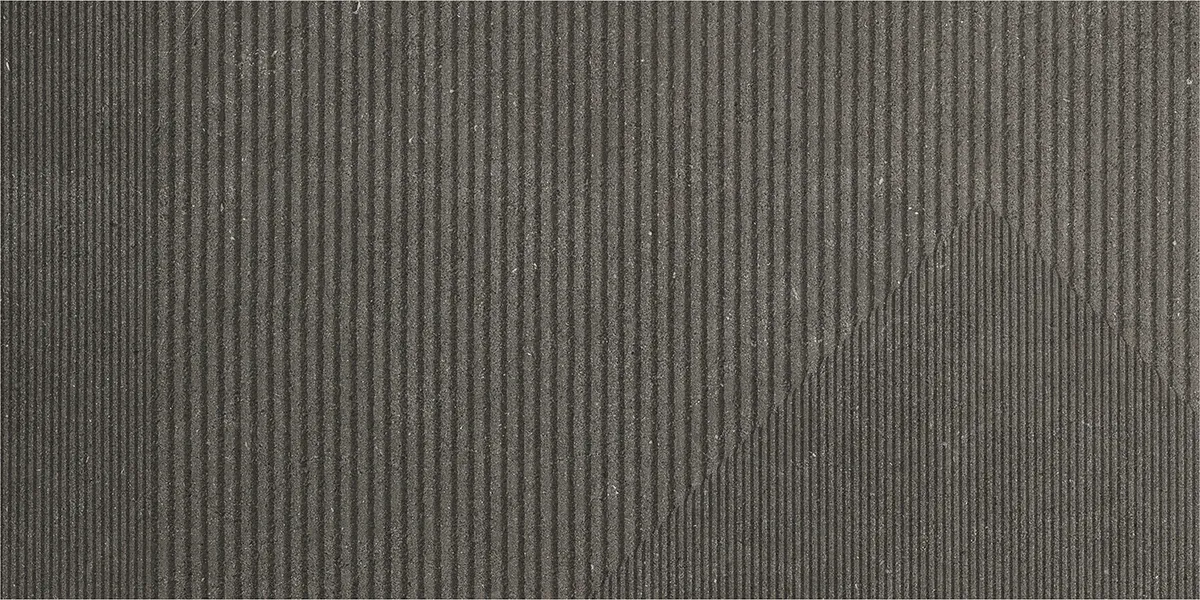 Tubadzin Modular Glitch Brown 3 matt strukturált gres járólap 59,8x119,8 cm