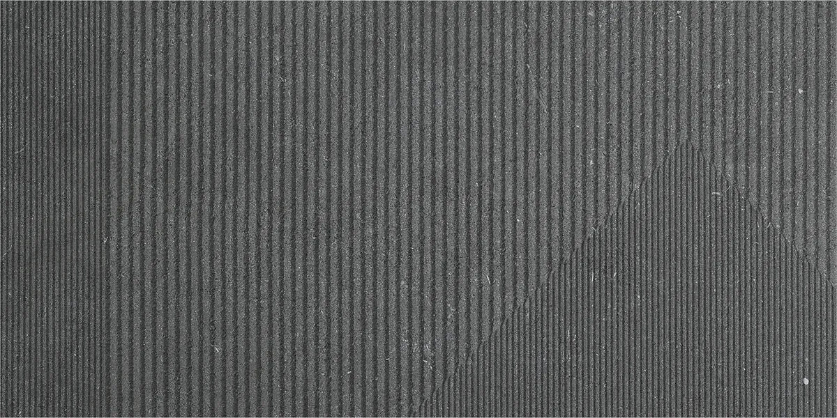 Tubadzin Modular Glitch Graphite 3 matt strukturált gres járólap 59,8x119,8 cm