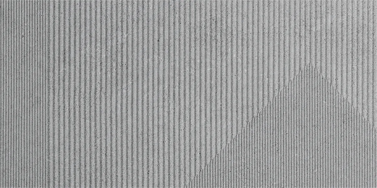 Tubadzin Modular Glitch Grey 3 matt strukturált gres járólap 59,8x119,8 cm