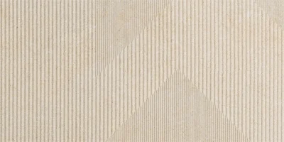 Tubadzin Modular Glitch Ivory 1 matt strukturált gres járólap 59,8x119,8 cm