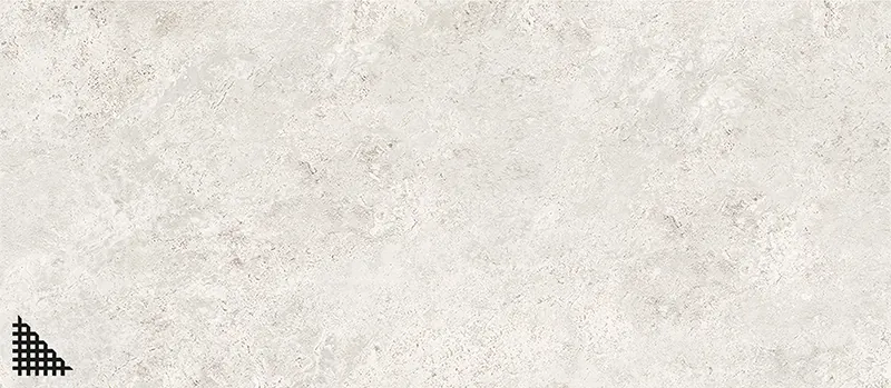 Tubadzin Monolith Plus Vanilla White matt strukturált homlokzati lap 119,8x274,8 cm