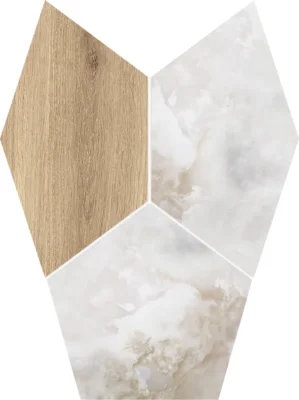 Tubadzin Onice Bianco MAT Onice Bianco Wood matt gres mozaik 28x31 cm