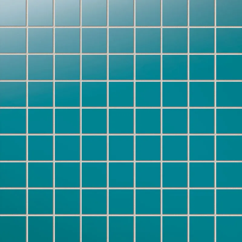 Tubadzin Pastele Pastel Turkusowy polírozott mozaik 30,1x30,1 cm