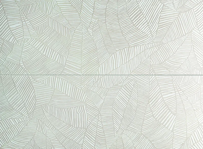 Tubadzin Pure Concept Pure Leaves matt dekorcsempe (2 elemes) 65,8x89,8 cm