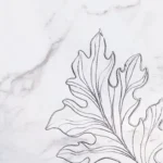 Tubadzin Rochelle Fleur Form matt-fényes dekorcsempe 14,8x22,5 cm