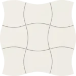 Tubadzin Royal Place White fényes mozaik 29,3x29,3 cm