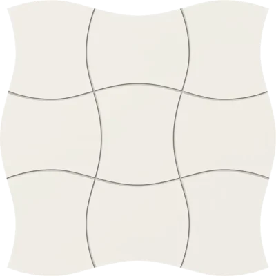 Tubadzin Royal Place White fényes mozaik 29,3x29,3 cm