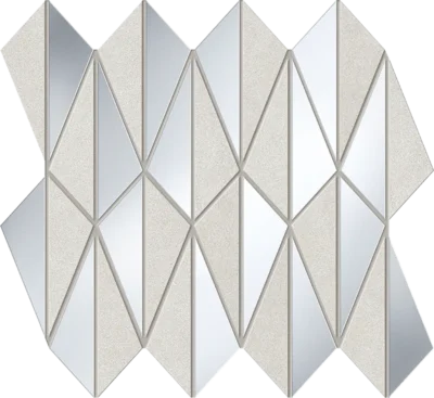 Tubadzin Sophisticated Lucid Pearl matt-fényes mozaik 23x26,9 cm