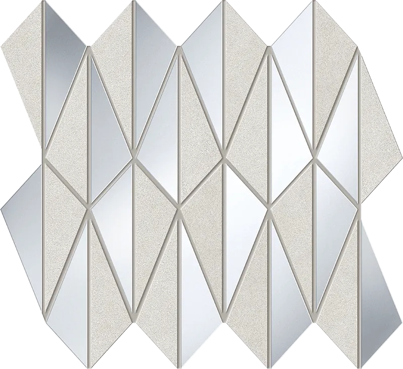 Tubadzin Sophisticated Lucid Pearl matt-fényes mozaik 23x26,9 cm