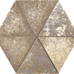 Tubadzin Sophisticated Sheen Gold matt-fényes mozaik 19,2x22,1 cm