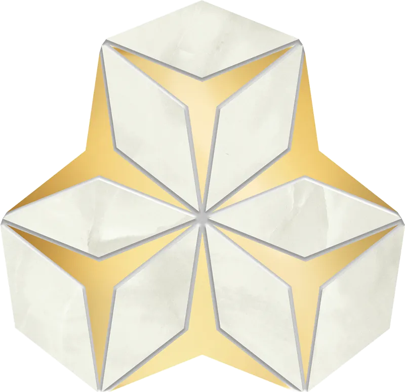 Tubadzin Sophisticated Stone 1 fényes mozaik 12,9x14,9 cm
