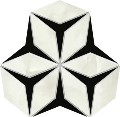 Tubadzin Sophisticated Stone 2 fényes mozaik 12,9x14,9 cm