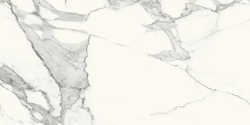 Tubadzin Specchio Carrara polírozott gres járólap 59,8x119,8 cm