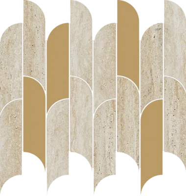 Tubadzin Tissue Beige matt-fényes mozaik 27,2x29,8 cm