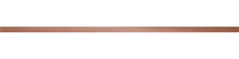 Tubadzin Unit Plus Reef Steel Copper 3 fényes díszcsík 2,3x89,8 cm