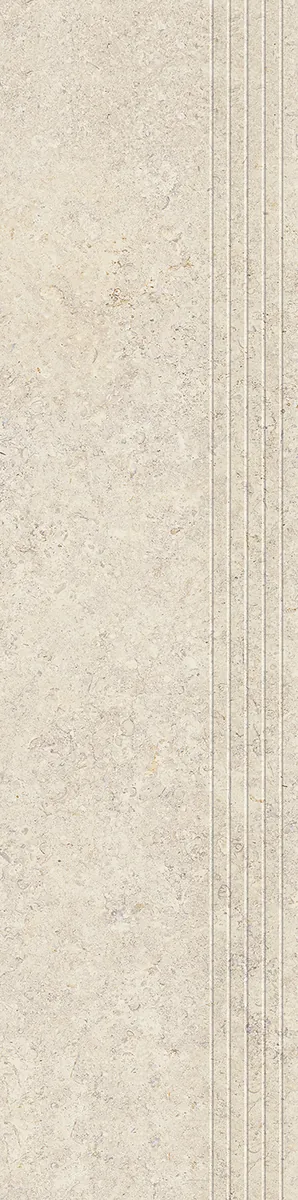 Tubadzin Zimba Beige matt strukturált lépcsőlap 29,6x119,8 cm