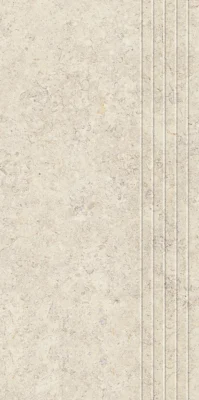 Tubadzin Zimba Beige matt strukturált lépcsőlap 29,6x59,8 cm