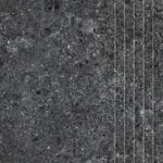 Tubadzin Zimba Grey matt lépcsőlap 29,6x119,8 cm