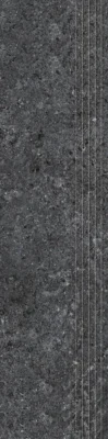 Tubadzin Zimba Grey matt lépcsőlap 29,6x119,8 cm