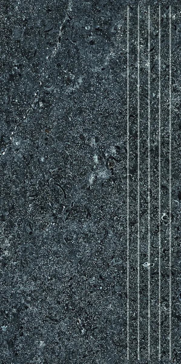 Tubadzin Zimba Grey matt lépcsőlap 29,6x59,8 cm